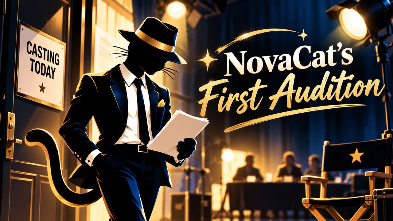 NovaCat’s First Audition artwork
