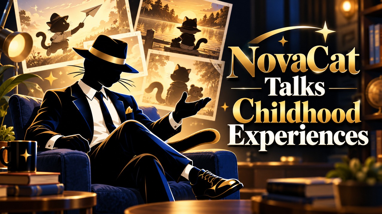NovaCat Talks Childhood Experiences artwork
