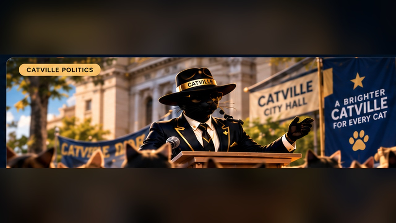 NovaCat Considers Running for Mayor of CatVille artwork
