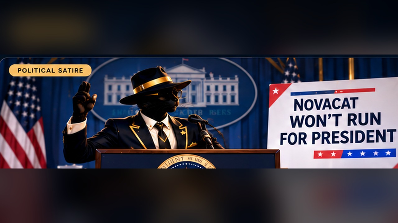 NovaCat Won’t Run for President artwork