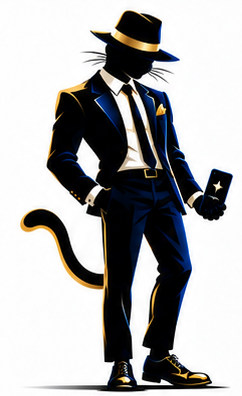 Official NovaCat confident standing illustration