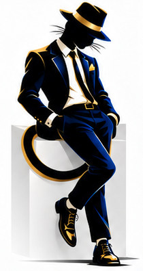 NovaCat fictional character illustration